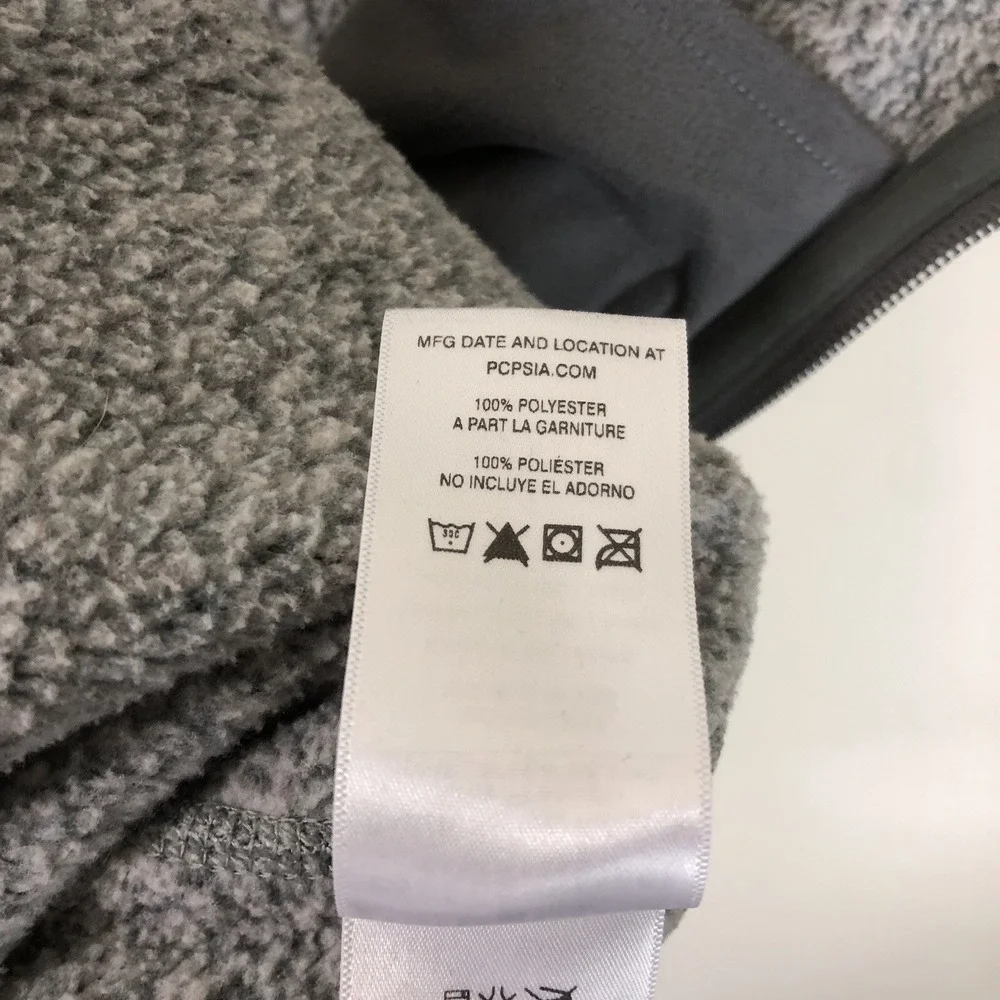 Patagonia Full-Zip Fleece Vest Men's Sz M Heather Gray Outdoor